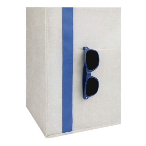 Neptune Recycled Non-Woven Grocery Tote Transparent Royal Blue | No Imprint | not available | not available