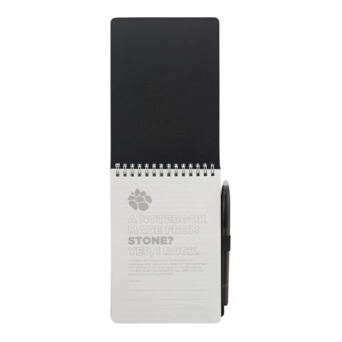 5” x 7” Mineral Stone Field Reporter Notebook w/Pe Black | No Imprint | not available | not available