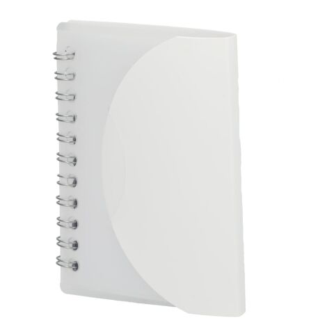 3.4” x 4.5” FSC® Recycled Post Spiral Notebook White | No Imprint | not available | not available