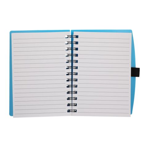 5.5” x 7” FSC® Recycled Coordinator Notebook Transparent Blue | No Imprint | not available | not available