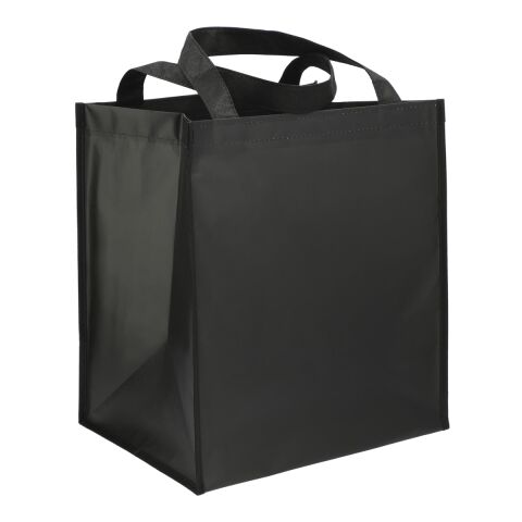Double Laminated Wipeable Grocery Tote Black | No Imprint | not available | not available