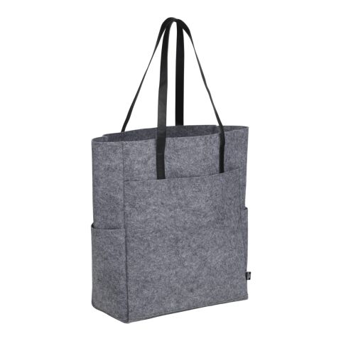 Recycled Felt Tall Shopper Tote Charcoal | No Imprint | not available | not available