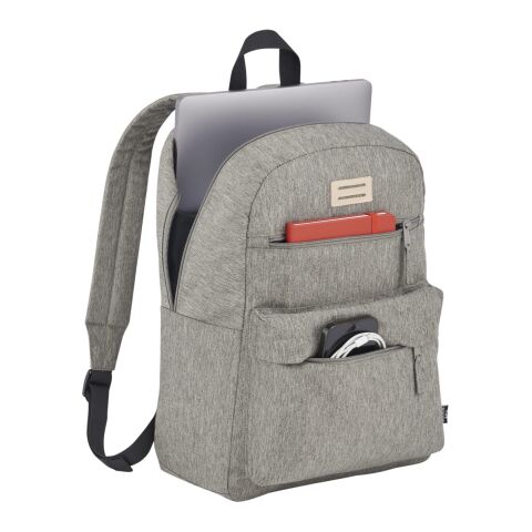 The Goods Recycled 15&quot; Laptop Backpack Standard | Gray | No Imprint | not available | not available