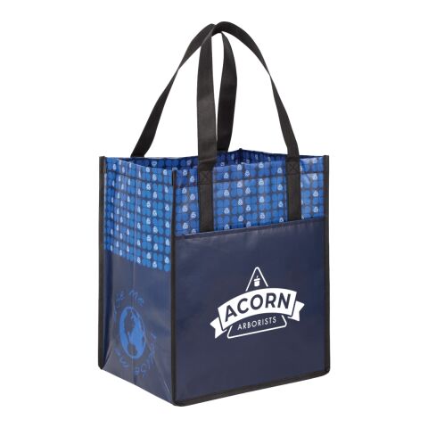 Big Grocery Laminated Non-Woven Tote Navy | No Imprint | not available | not available