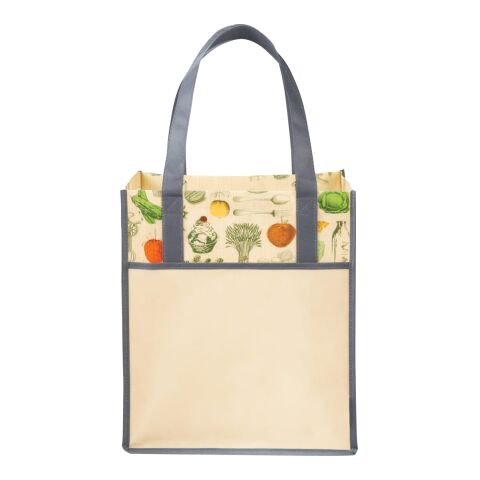 Big Grocery Vintage Laminated Non-Woven Tote Natural | No Imprint | not available | not available