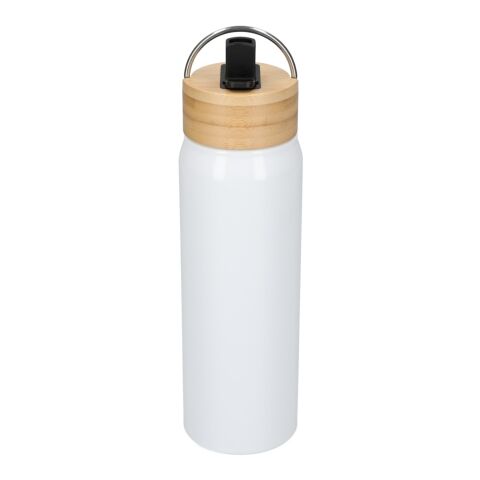Billy 26oz ECO Aluminum Bottle w/ FSC Bamboo Lid White | No Imprint | not available | not available