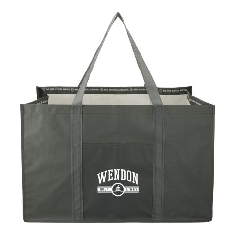 Recycled Woven Utility Tote Gray | No Imprint | not available | not available