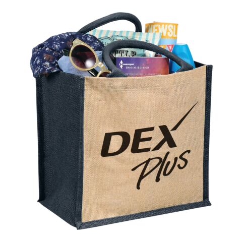 Medium Jute Gift Tote Navy | No Imprint | not available | not available