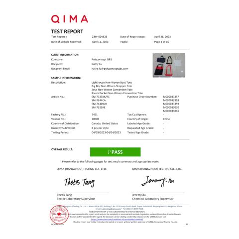 Rivers Pocket Non-Woven Convention Tote Red | No Imprint | not available | not available