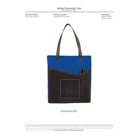 Rivers Pocket Non-Woven Convention Tote Green | No Imprint | not available | not available