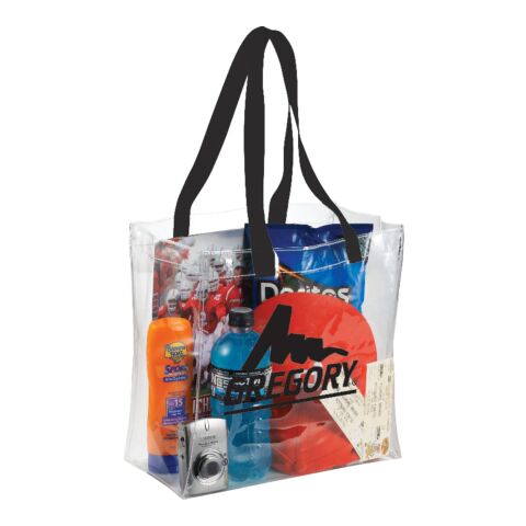Rally Clear Stadium Tote Black | No Imprint | not available | not available