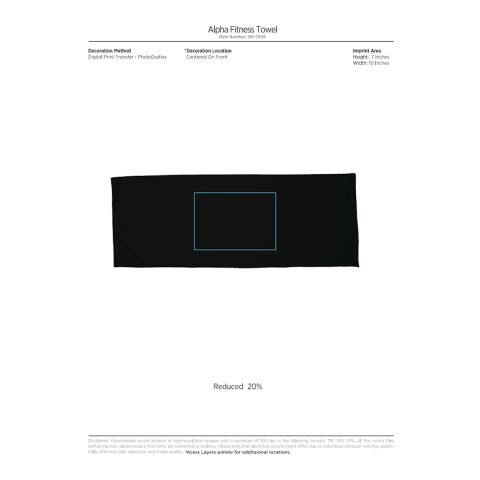 Alpha Fitness Cooling Towel Lime | No Imprint | not available | not available