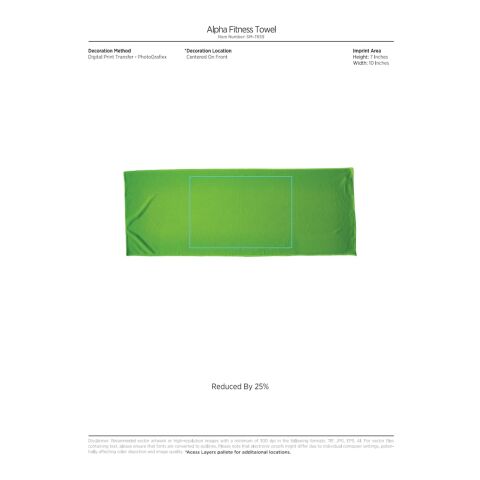 Alpha Fitness Cooling Towel Royal Blue | No Imprint | not available | not available