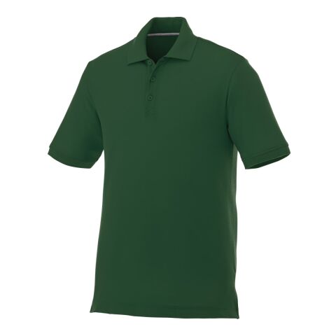 Mens CRANDALL Short Sleeve Polo Forest Green | L