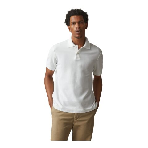American Giant Cotton Pique Polo - Men&#039;s Standard | White | 2XL | No Imprint | not available | not available