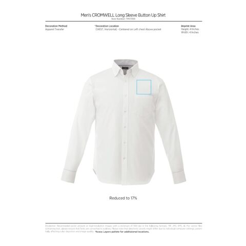 Men&#039;s CROMWELL Long Sleeve Shirt Standard | Dark Plum | L | No Imprint | not available | not available