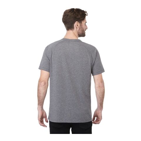 Men&#039;s SOMOTO Eco Short Sleeve Henley Standard | Heather Charcoal | M | No Imprint | not available | not available