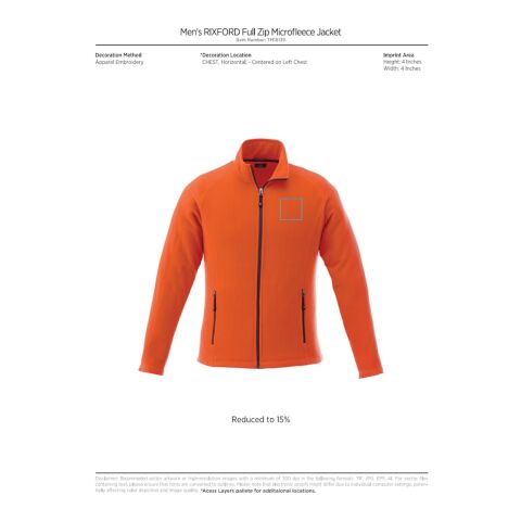 Men's RIXFORD Polyfleece Jacket Royal Blue | S