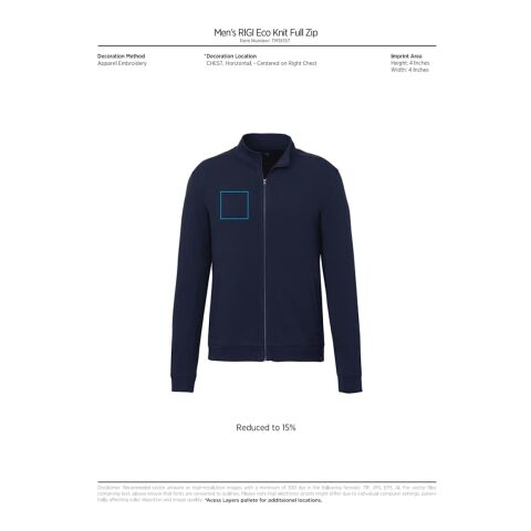 RIGI Eco Knit Full Zip - Men&#039;s Standard | Black | M | No Imprint | not available | not available