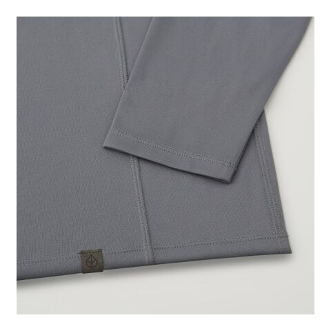 EVANS Eco Knit Quarter Zip - Men&#039;s Standard | Steel Grey | 2XL | 1-color Apparel Digital Transfer | CHEST,Vertical - Centered on Right Chest | 2.50 Inches × 7.00 Inches