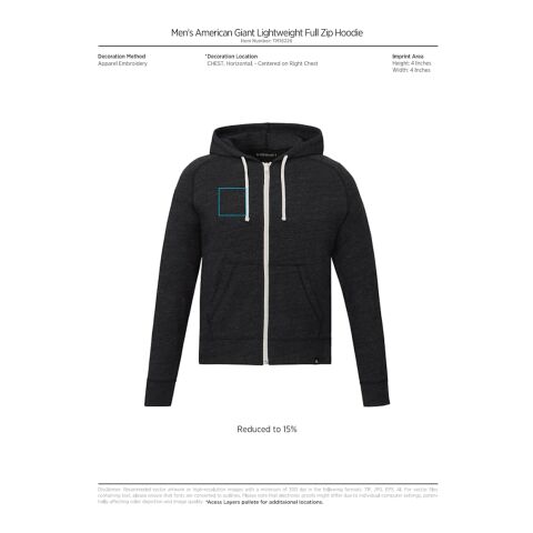 American Giant Lightweight Full Zip - Men&#039;s Standard | Ash Gray Heather | XL | No Imprint | not available | not available
