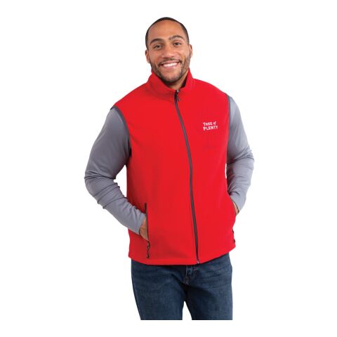 Men&#039;s Tyndall Polyfleece Vest Standard | Red | 3XL | No Imprint | not available | not available