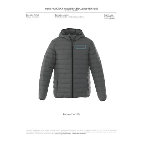 Men&#039;s Norquay Insulated Jacket Standard | Black | 5XL | No Imprint | not available | not available