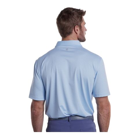 STITCH® Atlantic Stripe Polo Shirt - Men's Blue | M