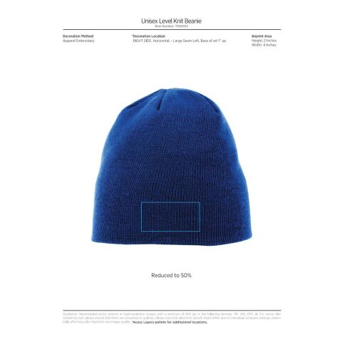 Unisex Level Knit Beanie Standard | Dark Citron Green | OSFA | No Imprint | not available | not available