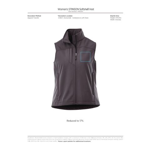 Women&#039;s STINSON Softshell Vest Standard | Navy | M | No Imprint | not available | not available