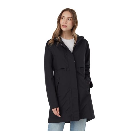 tentree Nimbus Long Rain Jacket - Women&#039;s Standard | Black | XL | No Imprint | not available | not available