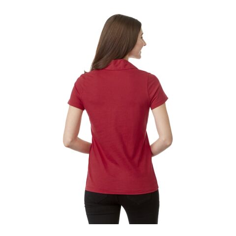 Women&#039;s ACADIA SS Polo Standard | Red | L | 1-color Apparel Digital Transfer | SLEEVE, Vertical, - Centered on Right Sleeve Bicep | 2.50 Inches × 4.00 Inches