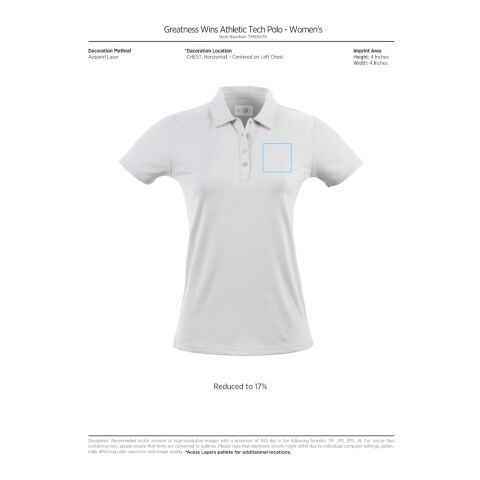 Greatness Wins Athletic Tech Polo - Women&#039;s Standard | Gw Navy | XS | No Imprint | not available | not available