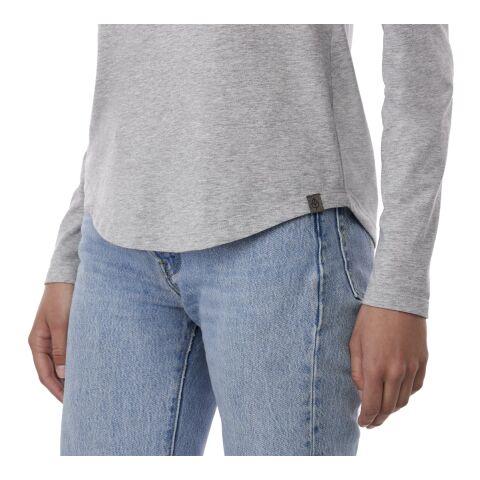 SOMOTO Eco Long Sleeve Tee - Women's Standard | Heather Grey | XS | No Imprint | not available | not available