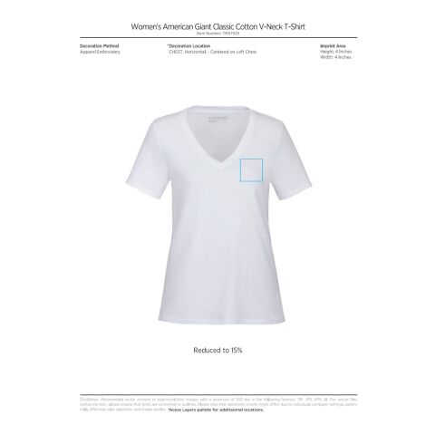 American Giant Classic Cotton V-Neck T - Women&#039;s Standard | Navy | S | No Imprint | not available | not available