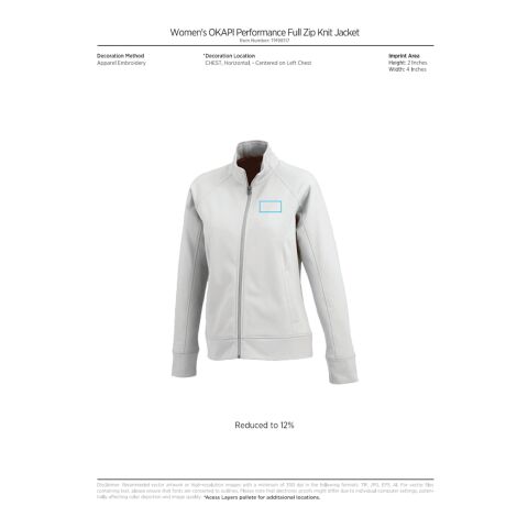 Women&#039;s Okapi Knit Jacket Standard | Heather Grey | XL | No Imprint | not available | not available