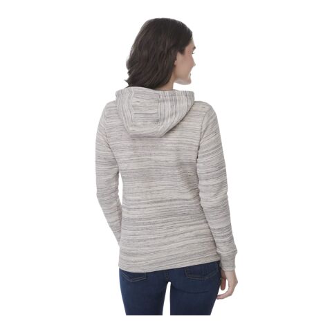 Women's Space Dye Zip Hoodie Gray | S