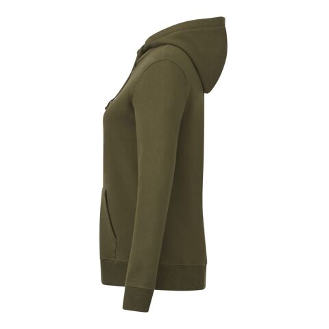 Women&#039;s Organic Cotton Zip Hoodie Standard | Olive | S | No Imprint | not available | not available