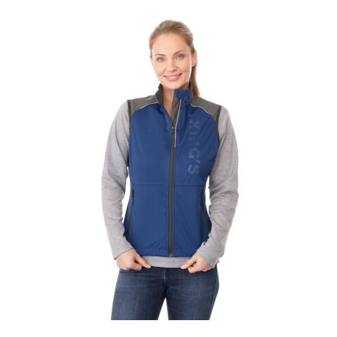 Women's NASAK Hybrid Softshell Vest Standard | Metro Blue-Black Smoke Heather | 2XL | No Imprint | not available | not available