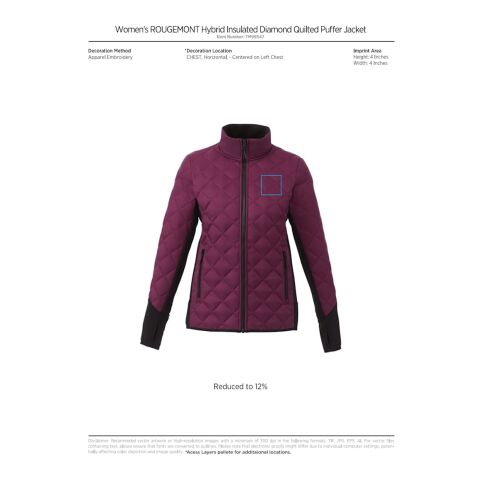 Women&#039;s ROUGEMONT Hybrid Insulated Jacket Standard | Loden-Black | 2XL | No Imprint | not available | not available